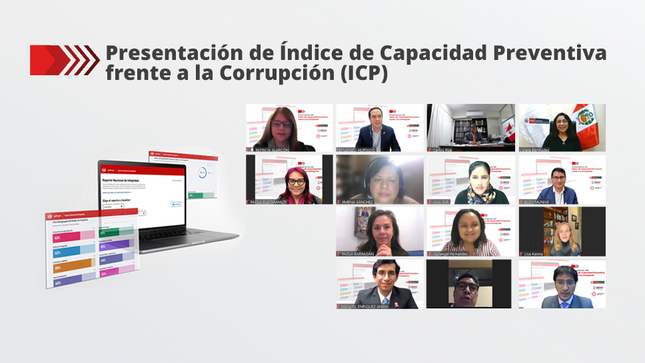 PCM presenta Índice de Capacidad Preventiva frente a Corrupción, que mide avance de ejecución del Modelo de Integridad en entidades públicas